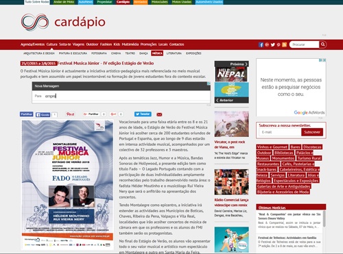 CARDÁPIO